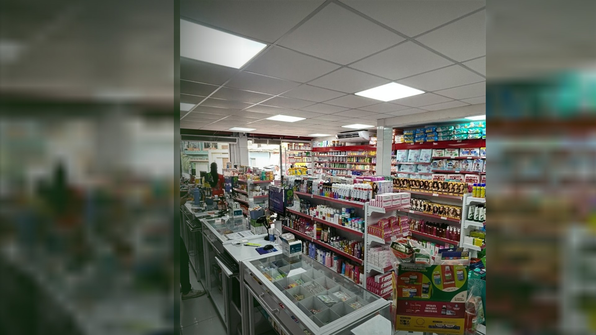Interior da Farma Parque